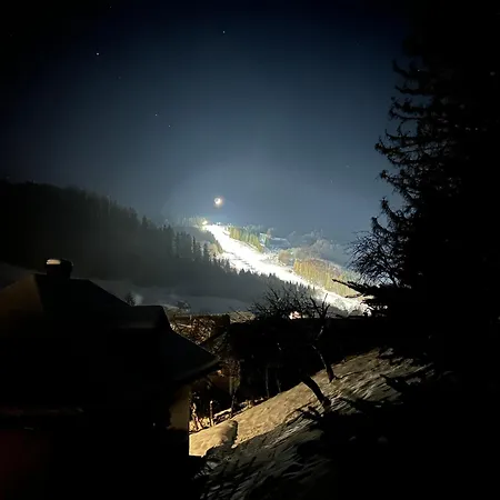 Domcek V Strani بيت خشبي